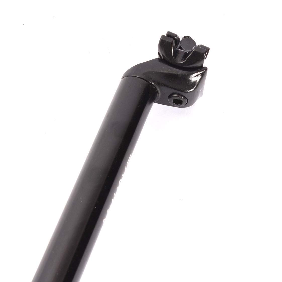 KHE BMX Patent Seat Post 350 mm 25.4 mm Aluminium Only 290 g Adjustable Black