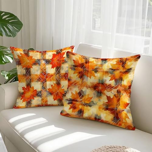 Housse de coussin orange imperméable pour protéger vos oreillers de patio