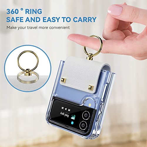 Protection Galaxy Z Flip 4 antichoc transparente pour éviter les rayures - 4