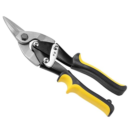 Miniatura 6 de Cortadores de aviación Snip Sheet Metal Snips Cromo Vanadio Acero Aviación Cortadores 9.6 pulgadas Aviación Latas Snips para Hoja de Hierro