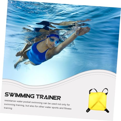 Paracaídas de natación ajustable para entrenamiento de resistencia acuática miniatura 6