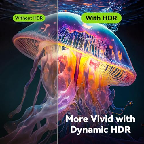 Image of FIBBR 8K HDMI 2.1 Cable 6ft /2m, 48Gbps High Speed HDMI Cord, Support 8K@60Hz 4K@120Hz 2K@240Hz eARC 3D Dynamic HDR 12Bit for PS4 /PS5 Laptop Xbox Series Standard HDMI Port