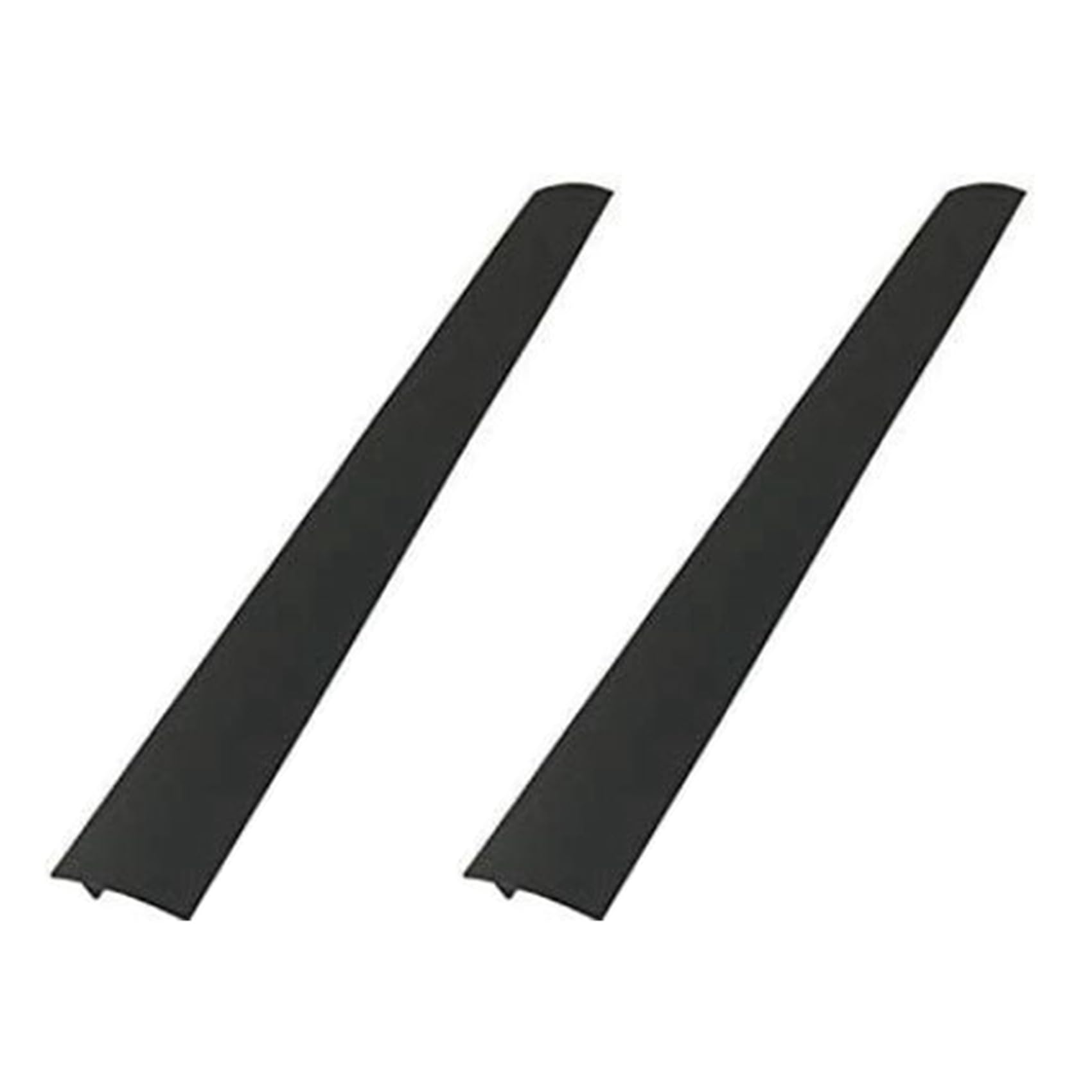 Vjsujehgy 2X Silicone Stove Space Covers, Heat Oven Space Filler Seals Space Between Stovetop and Counter Black