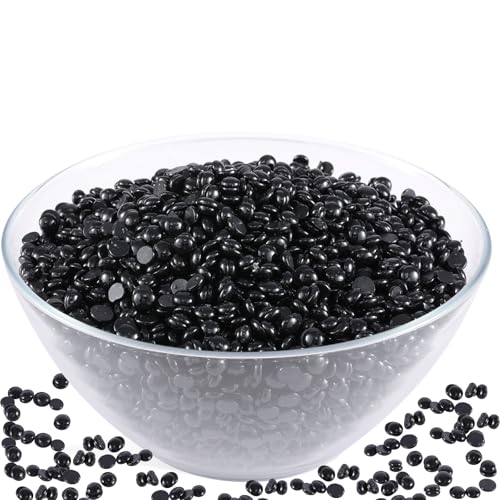 Image of PURPLESKY 5lbs Hard Wax Beads Bulk, Professional Hair Removal Wax Kit for Coarse Hair & Sensitive Skin, Low Temperature, Microwavable, Painless Brazilian, Bikini, Face, Leg, Body Home Use, Black