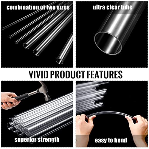 Kingdder THI-KINGDDER-595 20 Pcs Rigid Industrial Plastic Tubing thumb #2