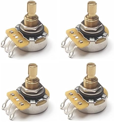 CTS TAOT CUSTOM 525K SHORT Shaft Audio Potentiometers - 5% Tolerance - Set of 4 (4X)