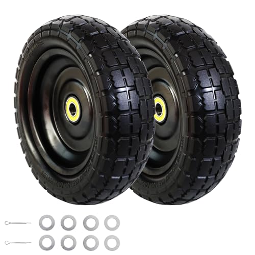 MZREXN Flat Free Solid Tires