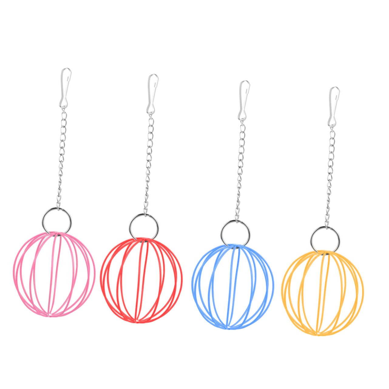 Supvox 12stücke Teiliges Set Hamster Futterball Spielzeug Hängende Futterstation Für Kleine Haustiere Bunte Futterkugel Für Hamster Meerschweinchen Und Kaninchen