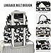 Travel Backpack Purse for Women Fashion Anti-theft Work Casual Dachshund Dog Cartoon Black Daypack Shoulder Bag Medium Size