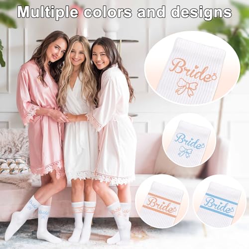Image of Juesly Bride Gifts with Bride Socks,Wifey Socks as Bachelorette Gifts for Bride,Gifts for Wife
