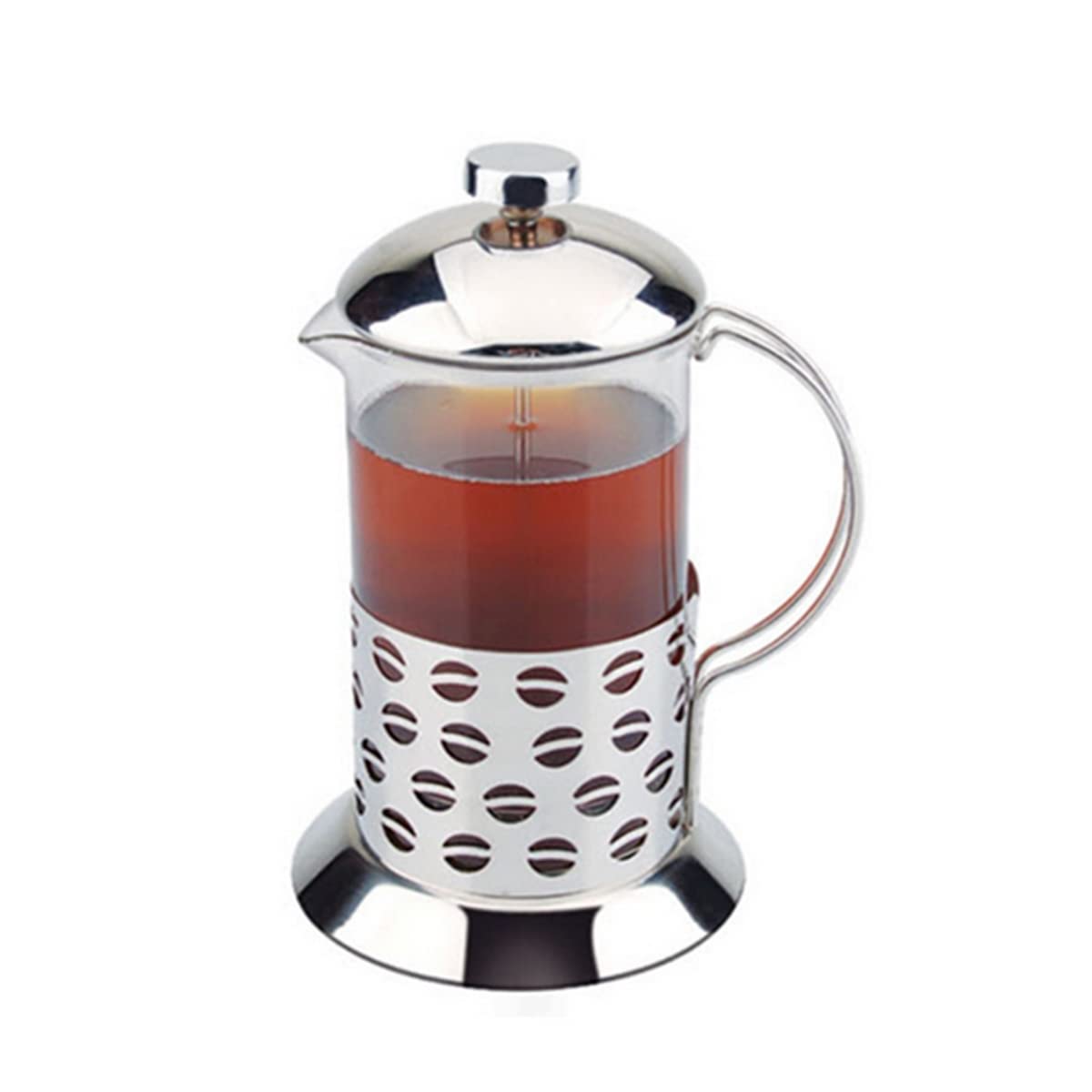 Baukon French Press Glass Coffee Maker Coffee Plunger & Tea Maker 600ml