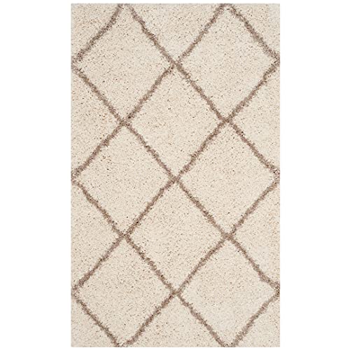 Image of Handwoven Microfibre 3D Rug for Living Room (Ivory & Beige, 9 X 12 Feet, Microfibre)