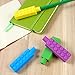 12 Pieces Chewable Pencil Chew Topper Chewy Sensory Fidget Toppers for Kids, Autism and Oral Motor Special Needs