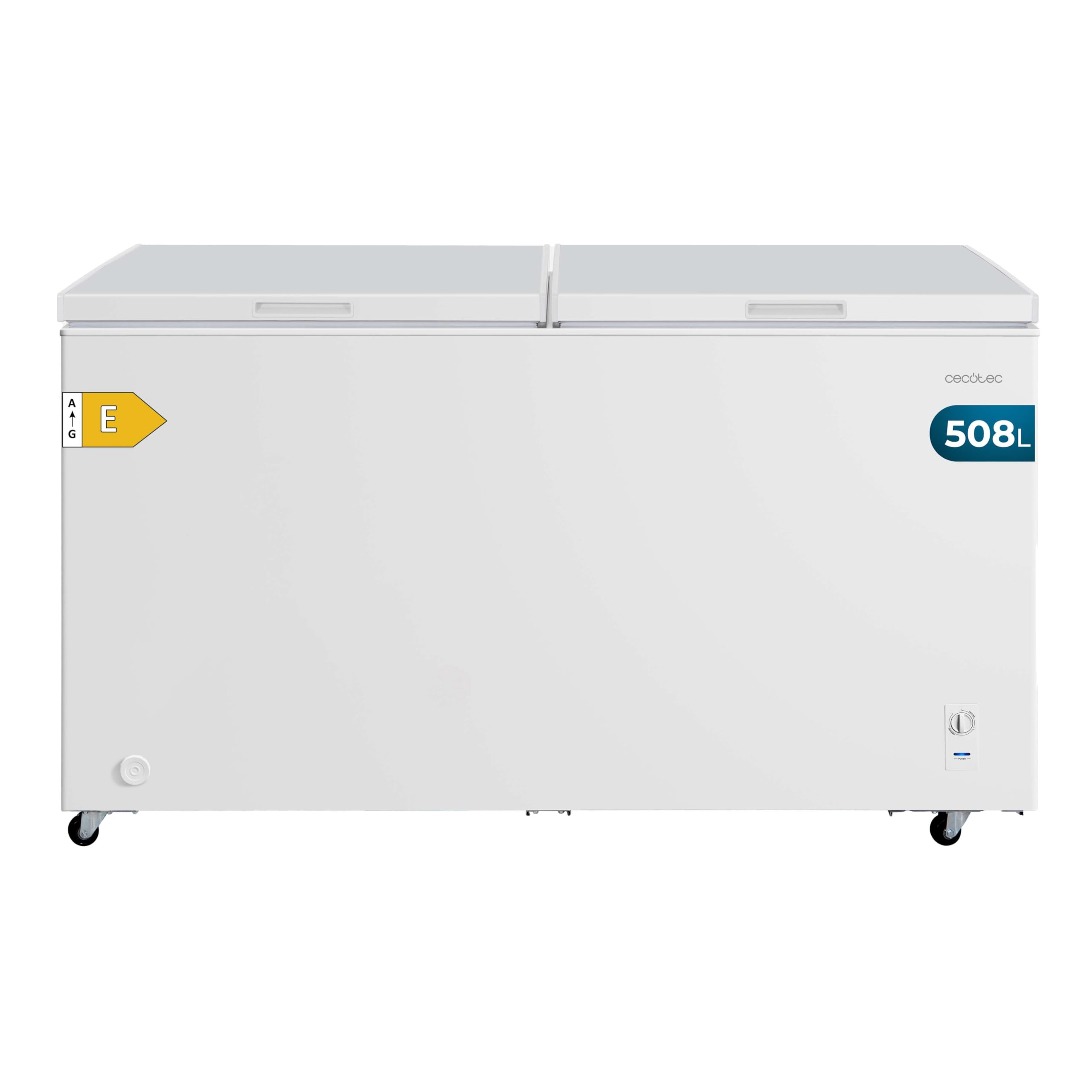 Cecotec Congelador Horizontal 99L Bolero CoolMarket Chest 99P White E. Cesta con Asas, Control Electrónico LED, UltraContact D-Cool, Dual Function, Puerta ZeroG (80º-30º), Fast Freezing, Compacto — view 27