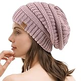 REDESS Bonnet Souple pour Hommes et Femmes Bonnet en Tricot torsadé Doux et épais pour l...