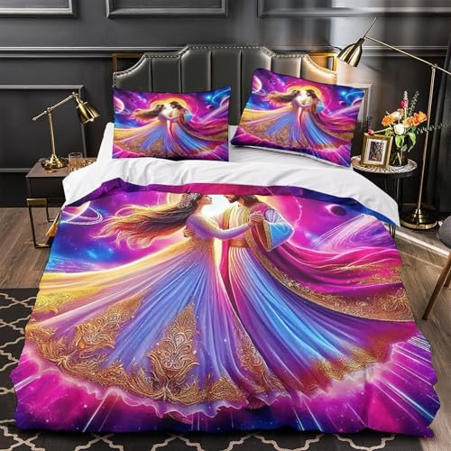 Parure de lit Jésus en microfibre premium 260x220 cm avec finitions soignées - 2