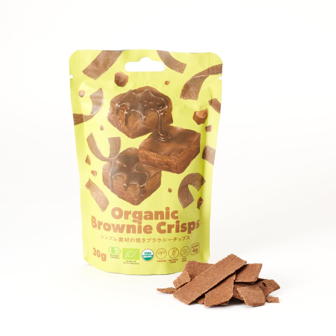 Amazon.co.jp: オーガニックブラウニークリスプ(30g)×20袋 （Organic