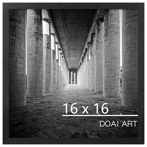 DOAI ART 16x16 Picture Frame Black