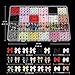 OPMADM Bow Nail Charms, 3D Nail Charms Bulk for Nail Art Charms and Y2K Charms for Nails Design