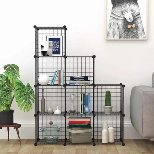 Catálogo para Comprar On-line Unidades de estanterías - 5 favoritos. 43 Estanteria Modular Malla Almacenamiento de 9 cubos Montaje DIY,Organizador de Almacenamiento de Cubos de Alambre con Tabique de Plástico PP ,Estantería Modular Apto para...