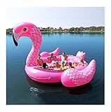 Giant Inflatable Pink Flamingo Float Large Lake Float Inflatable Float Island Water Toys Pool Fun Raft Party Bird Island