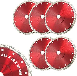 Adust Diamond Saw Blade 4.5 inch Grinder Saw Tile Tools Blades Cutting Disc Wheel for Porcelain Tiles Granite Marble Ceramics Compatible with Angle Grinder Cutters