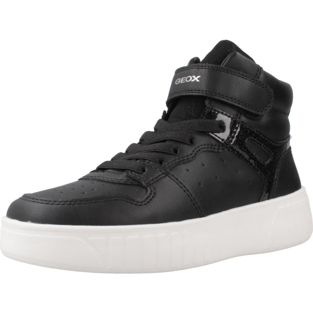 Geox J MIKIROSHI Girl B, Sneaker, Black