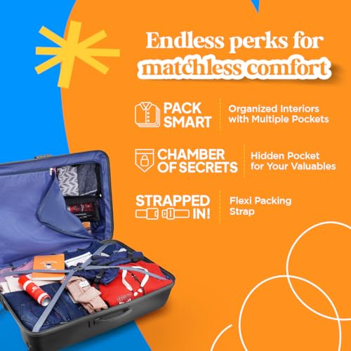 Image of American Tourister Ivy 2.0 | Large Size Check-in Trolley Bag (79 cm) | 360 8 Wheel Travel Luggage | Hard Case Polypropylene (PP) Suitcase | Combination Lock | Black