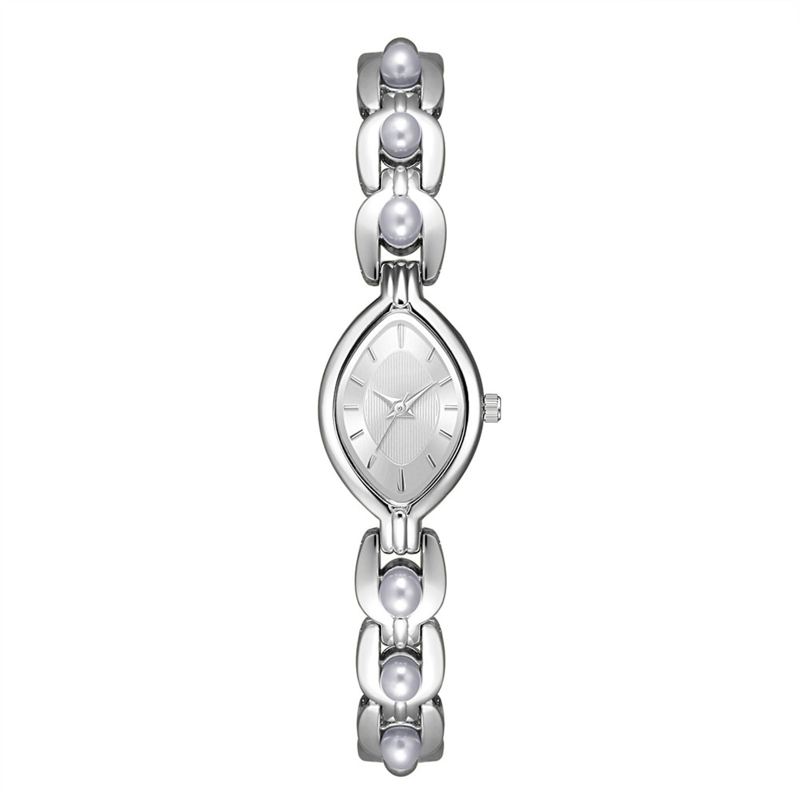 Lot de 2 Montres à Quartz élégantes, élégantes, à Cadran Ovale, à la Mode, Formelles, pouvant être offertes en Cadeau aux Femmes