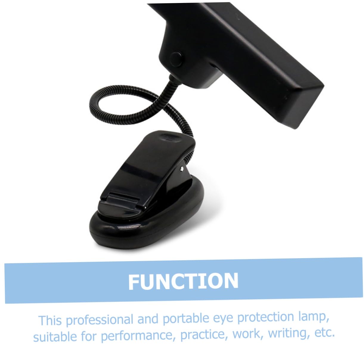 GOOHOCHY Practical Music Score Light for Piano Reading Lamps Clip-on Lamp Dimmable Foldable Design Eye Care