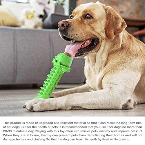 brinquedo para roer cachorro,Funien Brinquedo para mastigar escova de dentes para cães Dispensador d