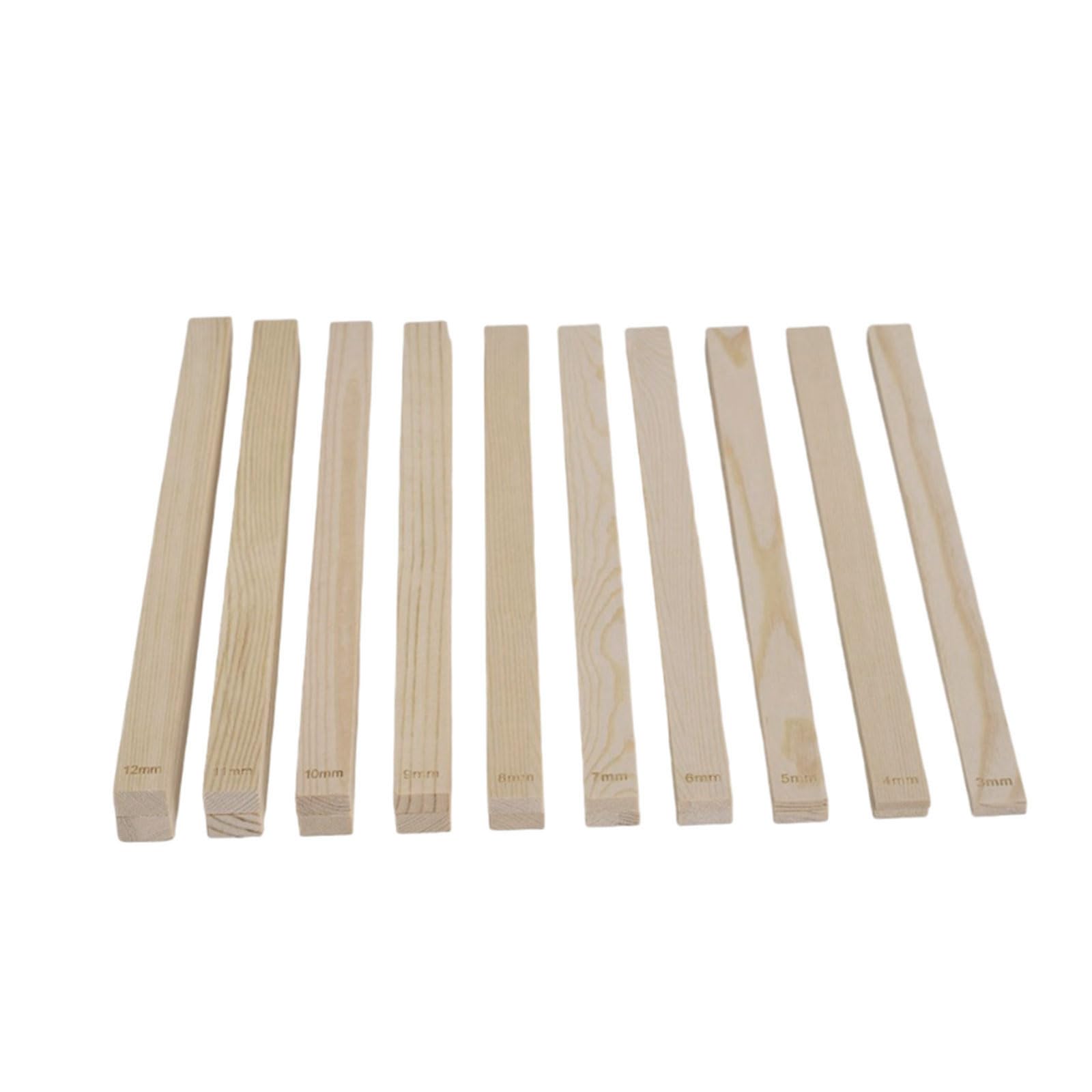 Tsophreniq 10/20 Pcs 5/10 Size Rolling Mud Stick Guide Pottery Tool Clay Tool Pottery Teaching Rolling Mud Stick Guide for Craft