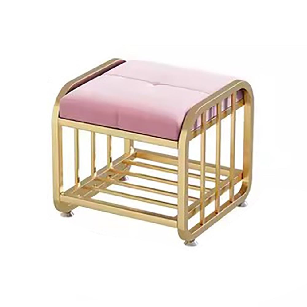 LWJSOCP Industrial Style Shoe Storage Bench with Cushion for Living Room Bedroom and Closet 30/60/80/100CM Holds up to 100 kg Entryway Storage Bench Hallway