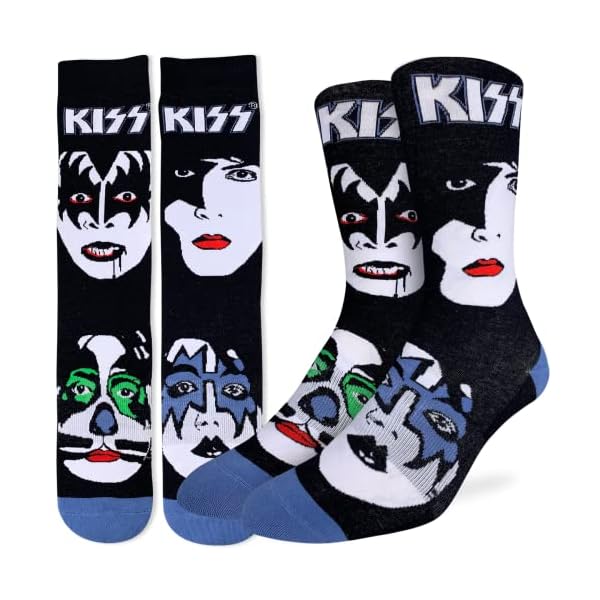 Good Luck Sock Herren Kiss Band Music Socken Erwachsene – Bild 3