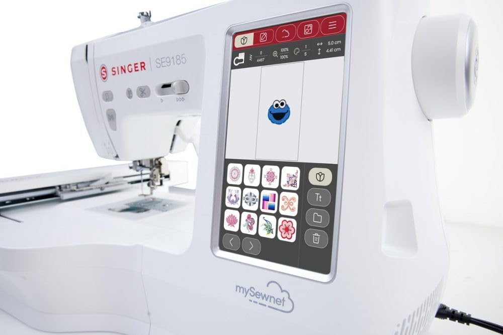Singer SE9185 macchina per cucire e ricamare con software gold