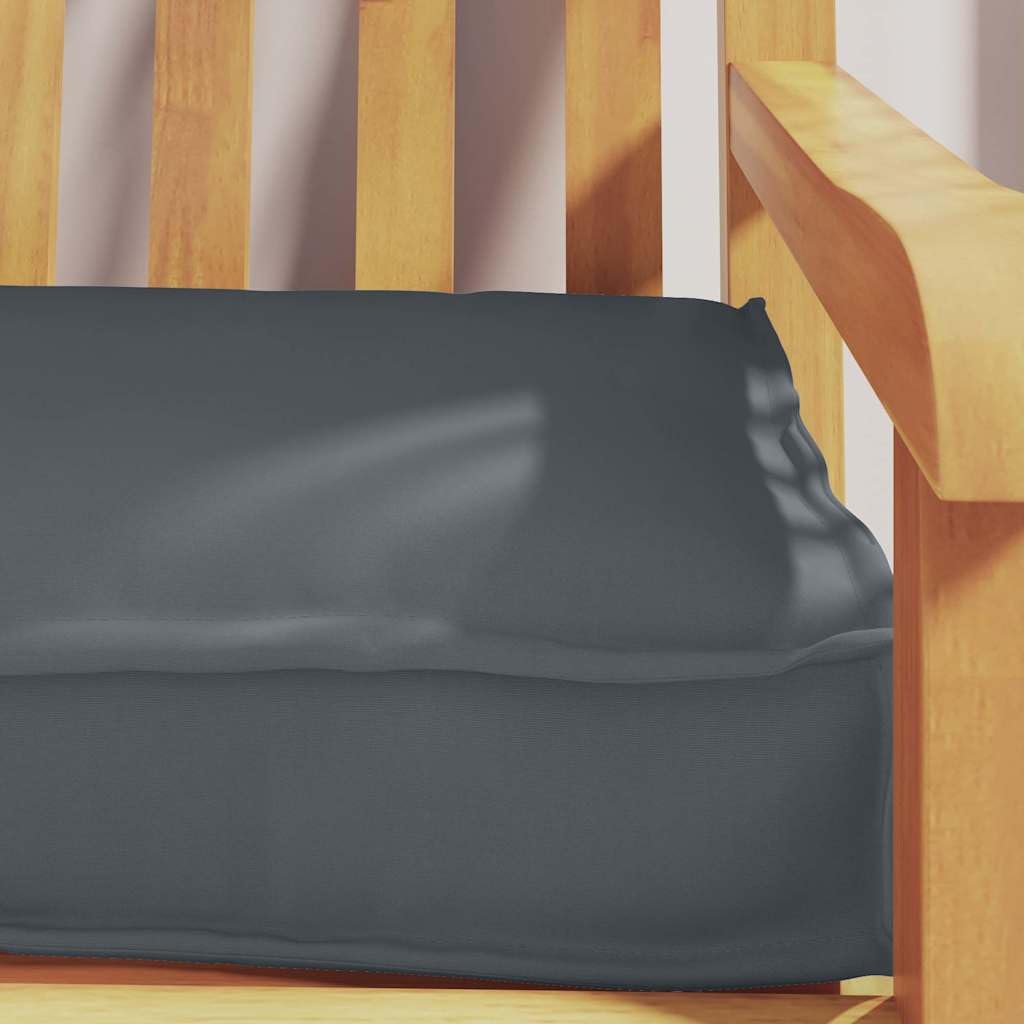 SYDE Poduszka na paletę Antracyt 180 x 40 x 8 cm Tkanina Oxford
