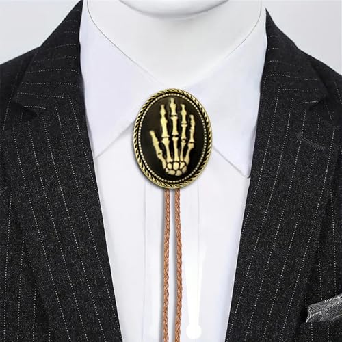 Image of Jeilwiy Bolo Tie for Men, Western Bolero Tie Cowboy Ties Native American Cowgirl Bolo Tie Accessories for Men Women