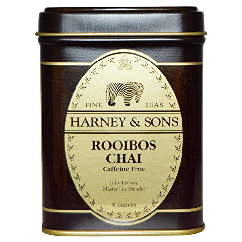 Harney & Sons Rooibos Chai, Herbal Tea, Caffeine Free, 4 oz