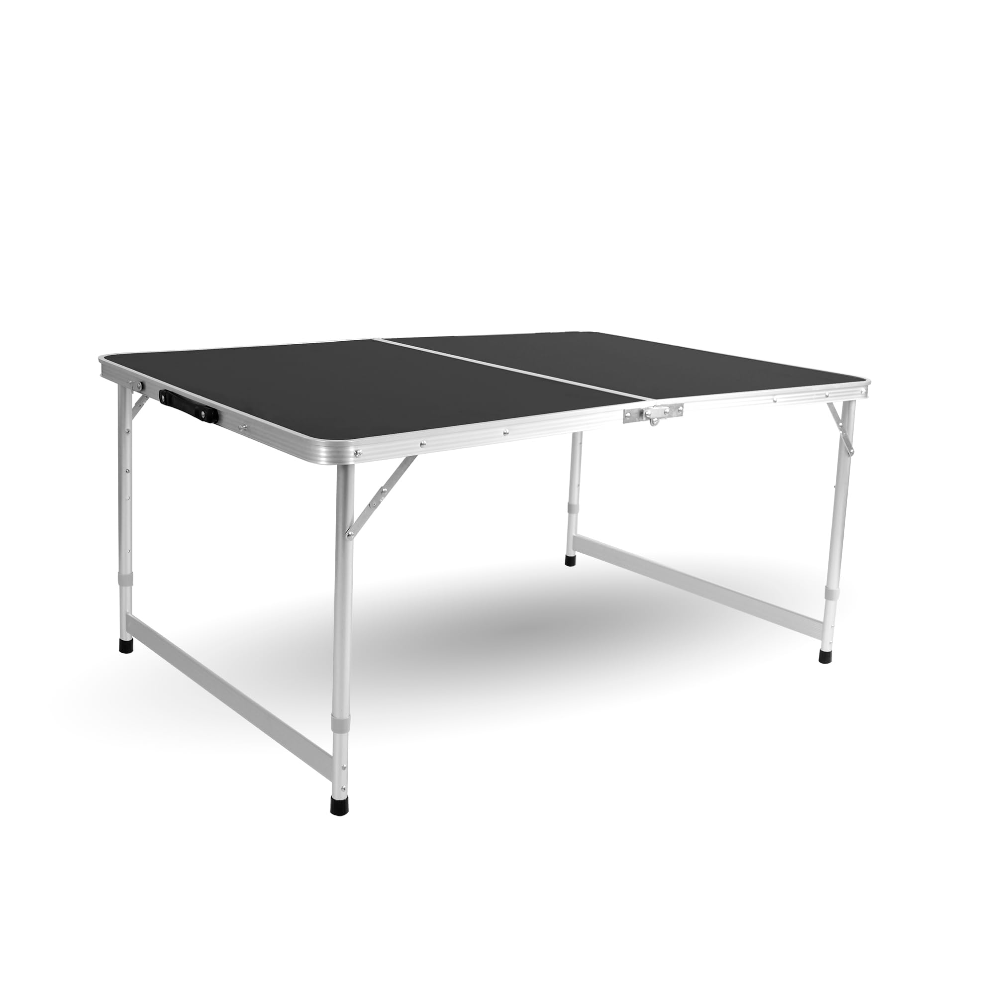 CREVICOSTA QUALITY MARK MARCAS DE CALIDAD - Mesa de Camping Plegable Rectangular 120x80 cm con Asa de Transporte