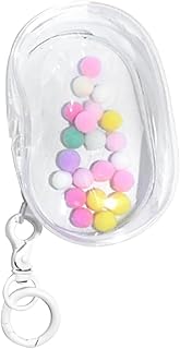 Portable Black Doll Storage Case | Dustproof Clear Doll Display Case Keychain | Clear Doll Display Case Keychain for Box Mini Figures for Collectibles Action Figures, Showing Off Boxes, Mini Kumprohu