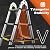 Soctone Telescoping Ladder A Frame, 16.5 Ft Compact Aluminum Extension Ladder, Telescopic RV Ladder for Camper Trips Motorhome with Tool Platform and Stabilizer Bar, 330 lb Capacity, Black