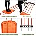 Shappy 3 Pcs 68.9 Inch PVC Soccer Kick Training Mannequin Soccer Training Dummies Adults Soccer Mannequin Goal Equipment
