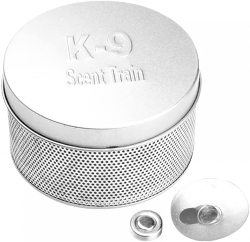 MiOYOOW Dog Scent Training Box, Aluminum Dog Scent Work