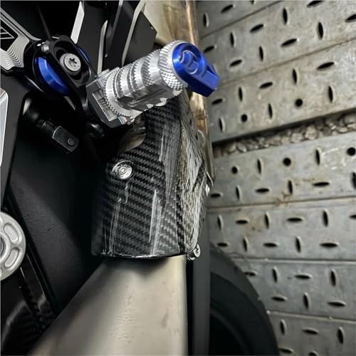 Couvercle d'échappement en carbone véritable pour BMW S1000R et M1000R protection thermique - 5