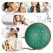 Steel Tongue Drum-14 Inch 15 Notes Tongue Drums, Steel Drum Instrument for Adults, Handpan Drums with Music Book, Handpan Drum Mallet, and Carry Bag, C Major (Green)