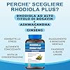 Rhodiola Rosea Naturale Forte Integratori Rodiola Rosea per Stanchezza Concentrazione Stabilizzatore dell'Umore 120 capsule Made in Italy