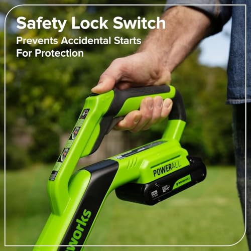 Image of Greenworks 24V 12 inch Brushless String Trimmer + (270 CFM / 130 MPH) Brushless Compact Leaf Blower (Tool Only Combo)