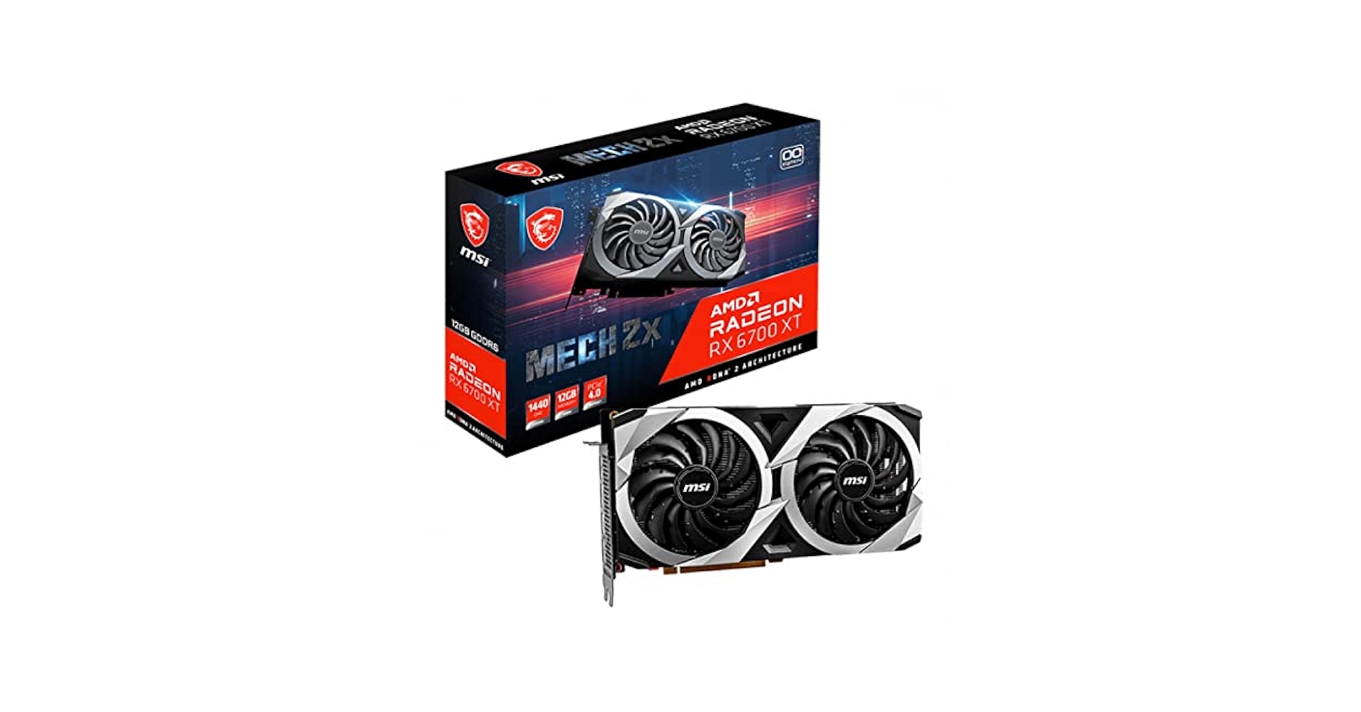 【送料無料】MSI Radeon RX 6700 XT MECH 2X 12G Amazon.com: MSI Gaming Radeon RX 6700 XT 192-bit 12GB GDDR6