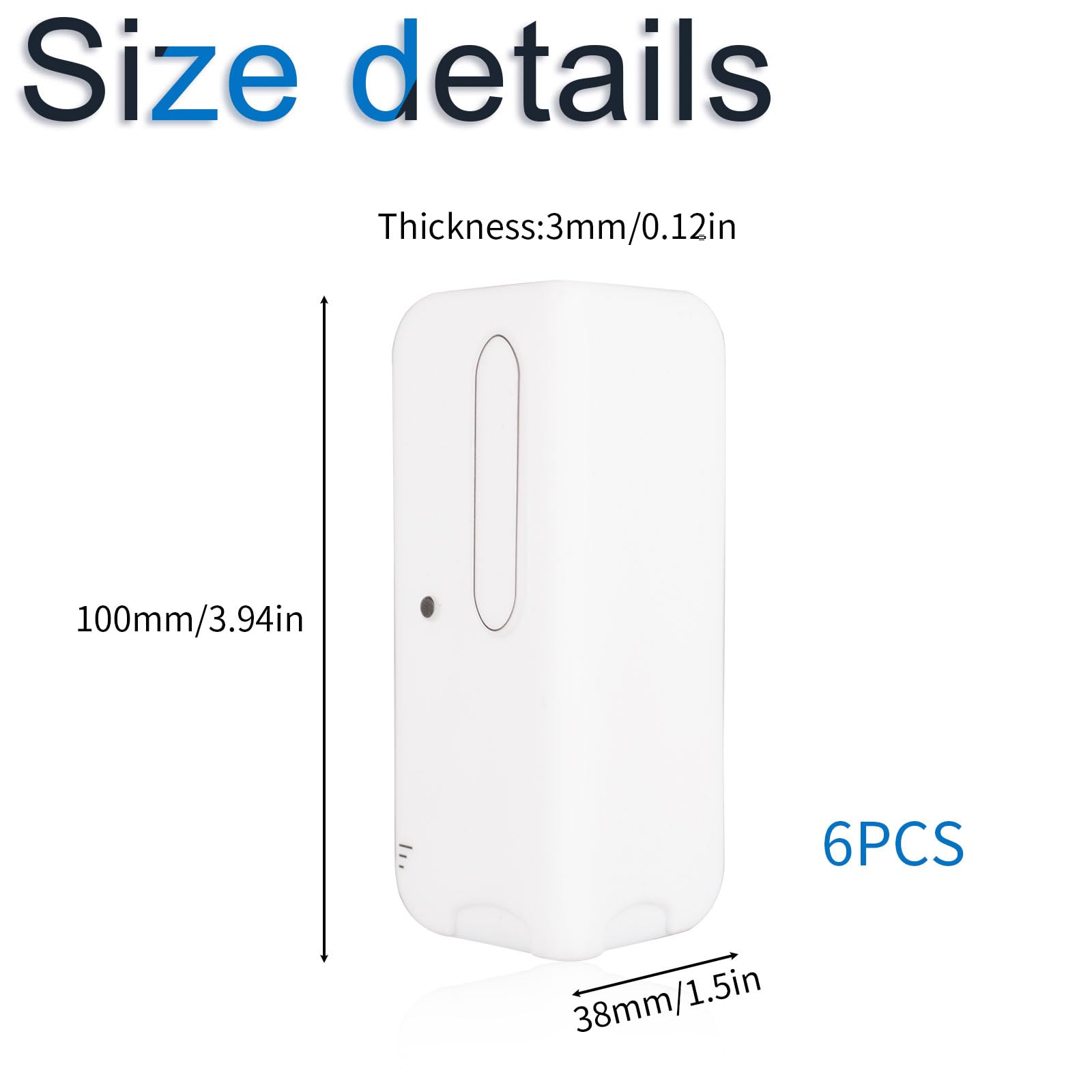 INCREWAY Baseboard Corner Blocks, 6PCS Silicone Self Adhesive Safety Corner Cushion Baby Proofing Edge Guard Corner Protectors for Furniture Wall Base