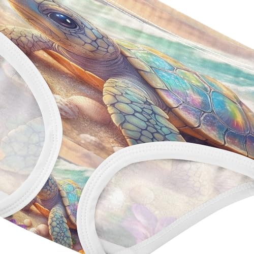 Beach Sea Turtles Starfish Shell Toddler Girls's Underwear 2T 202b89134